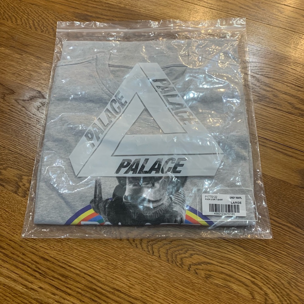 NWT Palace Puck U Sir T-Shirt in Gray Marl - Picture 4 of 4